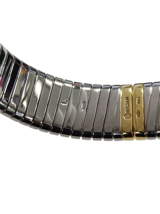 Bvlgari Watch Tobogas Diamond Quartz Stainless SS L Bangle Round Polished main image 13